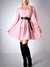 Tiered long sleeve dress Pink