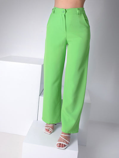 Wide leg trousers Green