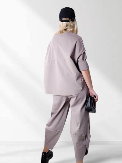 2 pieces Trousers and Jumper Coffee