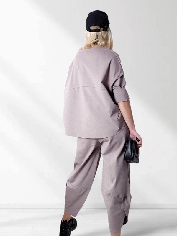 2 pieces Trousers and Jumper Coffee