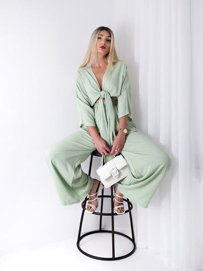 Co.Ord Trousers and Top set Mint