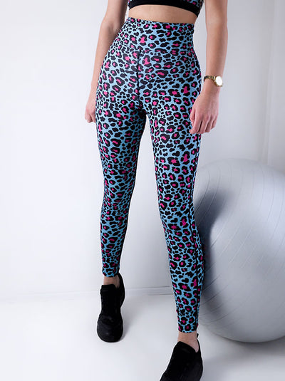 Leopard print high waist Gym Leggings