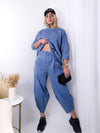 2 pieces Trousers and Jumper Jeans Blue