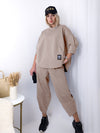 2 pieces Trousers and Jumper Dark Beige