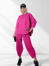 2 pieces Trousers and Jumper Fuchsia