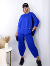 2 pieces Trousers and Jumper Royal Blue