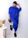 2 pieces Trousers and Jumper Royal Blue