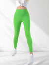 Green High waisted leggings