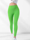 Green High waisted leggings