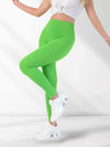 Green High waisted leggings