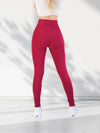 Burgundy High waist Anti Cellulite Leggings