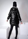 PRE-ORDER ( 06-11 )Fashion hooded puffer jacket Black