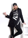 Oversize jumper Life Black