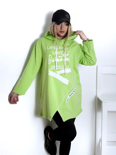 Oversize jumper Life Lime