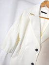 Mia Cream sleeve detail coat