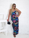 Arya printed jumpsuit Fuchsia