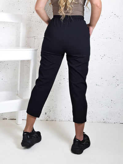 Anna Cargo joggers Black