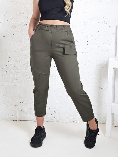 Anna Cargo joggers Khaki