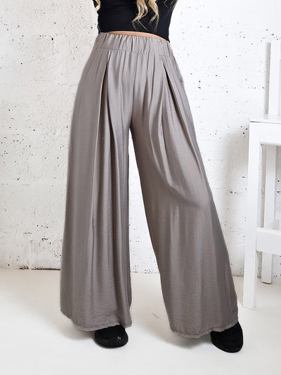 Alice Wide leg pants Light coffee