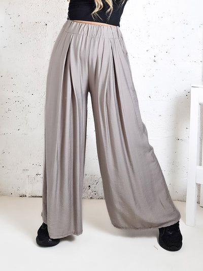 Alice Wide leg pants Light coffee