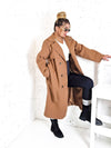 Cassie Camel double breasted coat