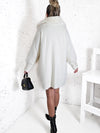 Nathaly Alpaca golden button coat Cream-White