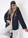 Lyla hooded coat Black