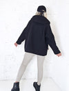 Lyla hooded coat Black