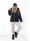 Lyla hooded coat Black