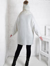Nathaly Alpaca golden button coat Cream-White