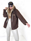 Lyla hooded coat Brown