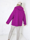 Lyla hooded coat Magenta