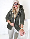 Lyla hooded coat Khaki