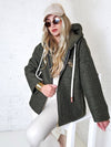 Lyla hooded coat Khaki