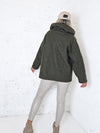 Lyla hooded coat Khaki