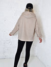 Lyla hooded coat Beige