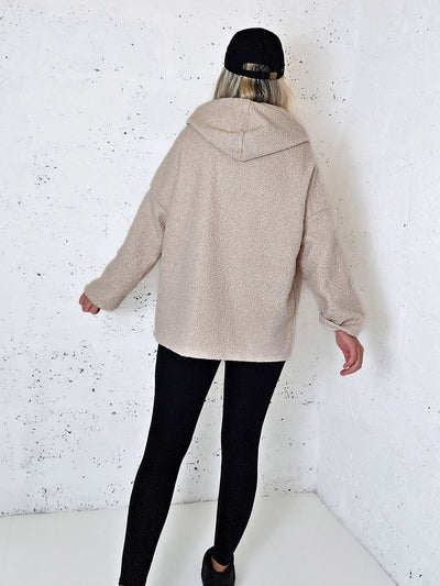 Lyla hooded coat Beige