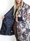 Thea Oversize Quilted hooded jacket Mix