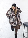 Thea Oversize Quilted hooded jacket Mix