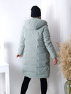 Emma quilted padded coat Mint