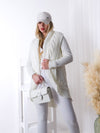 Ivy Chunky knit cardigan Cream