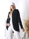 Ivy Chunky knit cardigan Black