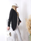 Ivy Chunky knit cardigan Black