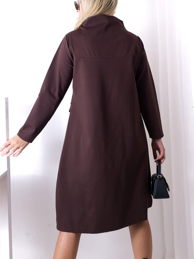 Kate jumper dress Dark Maroon