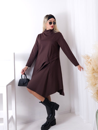 Kate jumper dress Dark Maroon