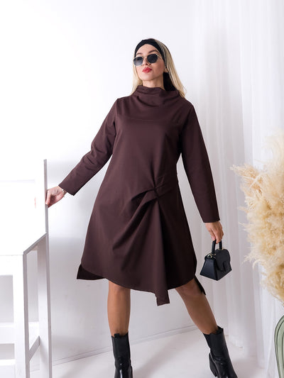 Kate jumper dress Dark Maroon