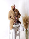 Ivy Chunky knit cardigan Camel