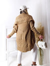 Ivy Chunky knit cardigan Camel