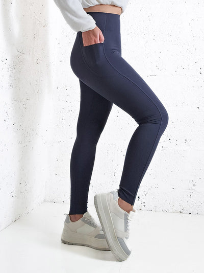 Laura Grey side pocket Leggings