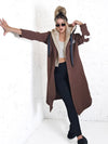 Paradise Chocolate Cotton coat